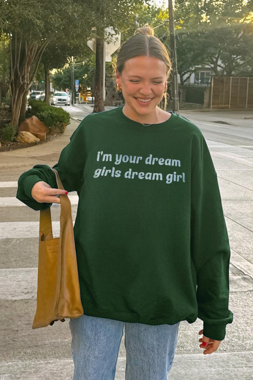 CUSTOM FRONT TEXT SWEATSHIRT - Image 2