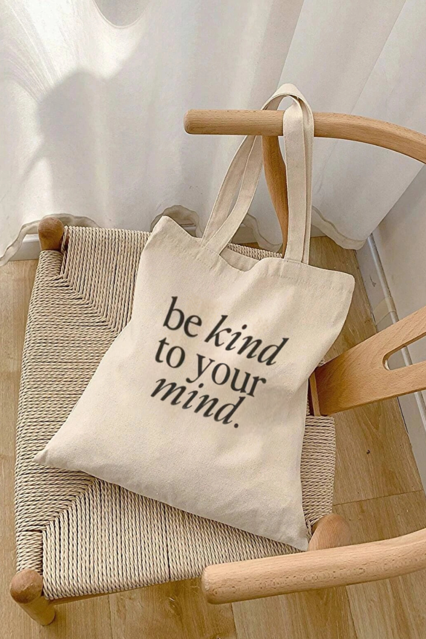 CUSTOM TEXT TOTE BAG - Image 2