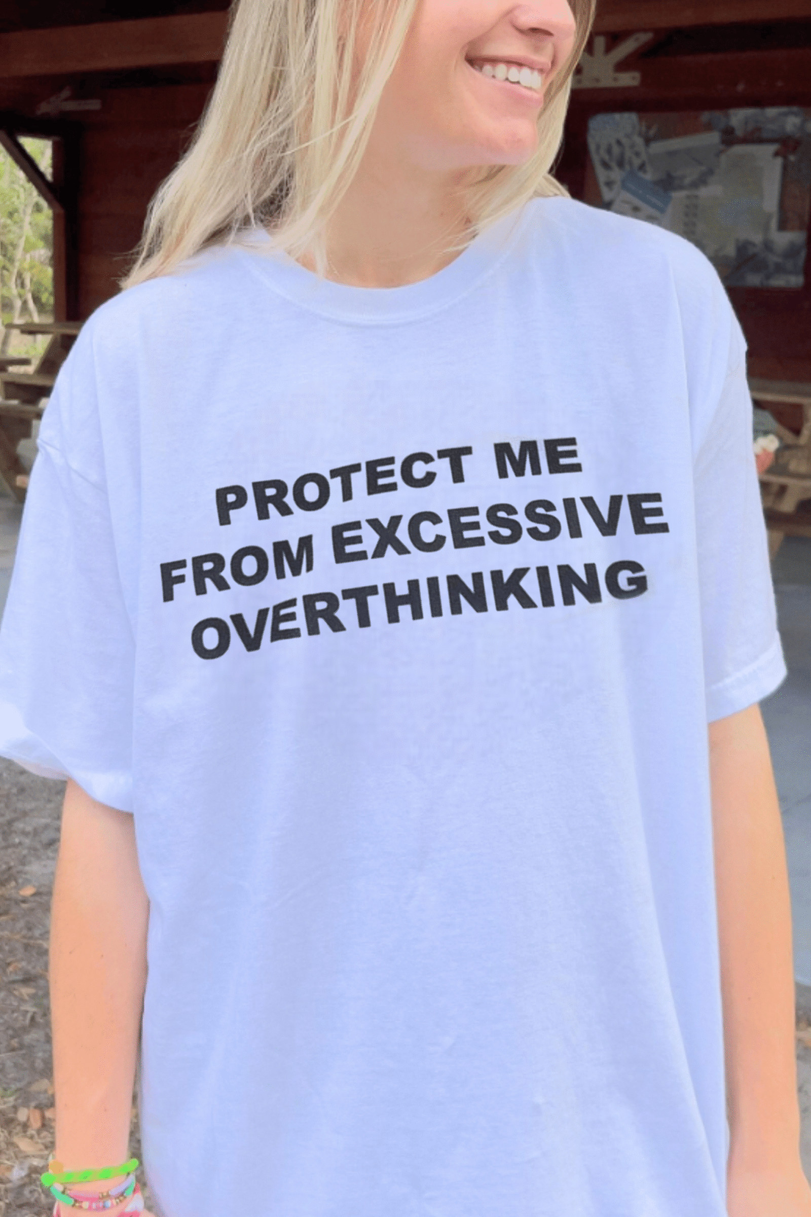 CUSTOM FRONT TEXT TEE - Image 2